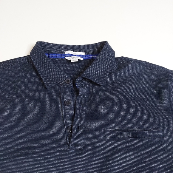 Calvin Klein Lrg. Slim Fit Mercerized Cotton Shirt - Picture 7 of 15